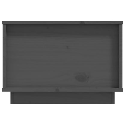 Soffbord Grå 60x50x35 cm massivt furu