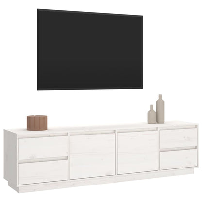 TV-Möbel Vit TV-Bänk 176x37x47,5 cm massiv furu