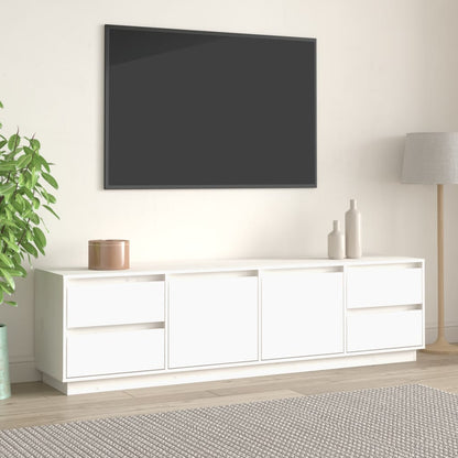 TV-Möbel Vit TV-Bänk 176x37x47,5 cm massiv furu