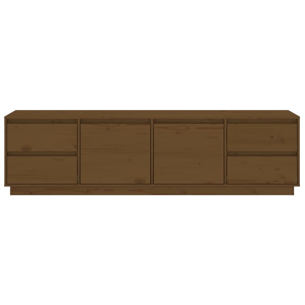 TV-Möbel Brun Honungsbrun TV-Bänk 176x37x47,5 cm massiv furu