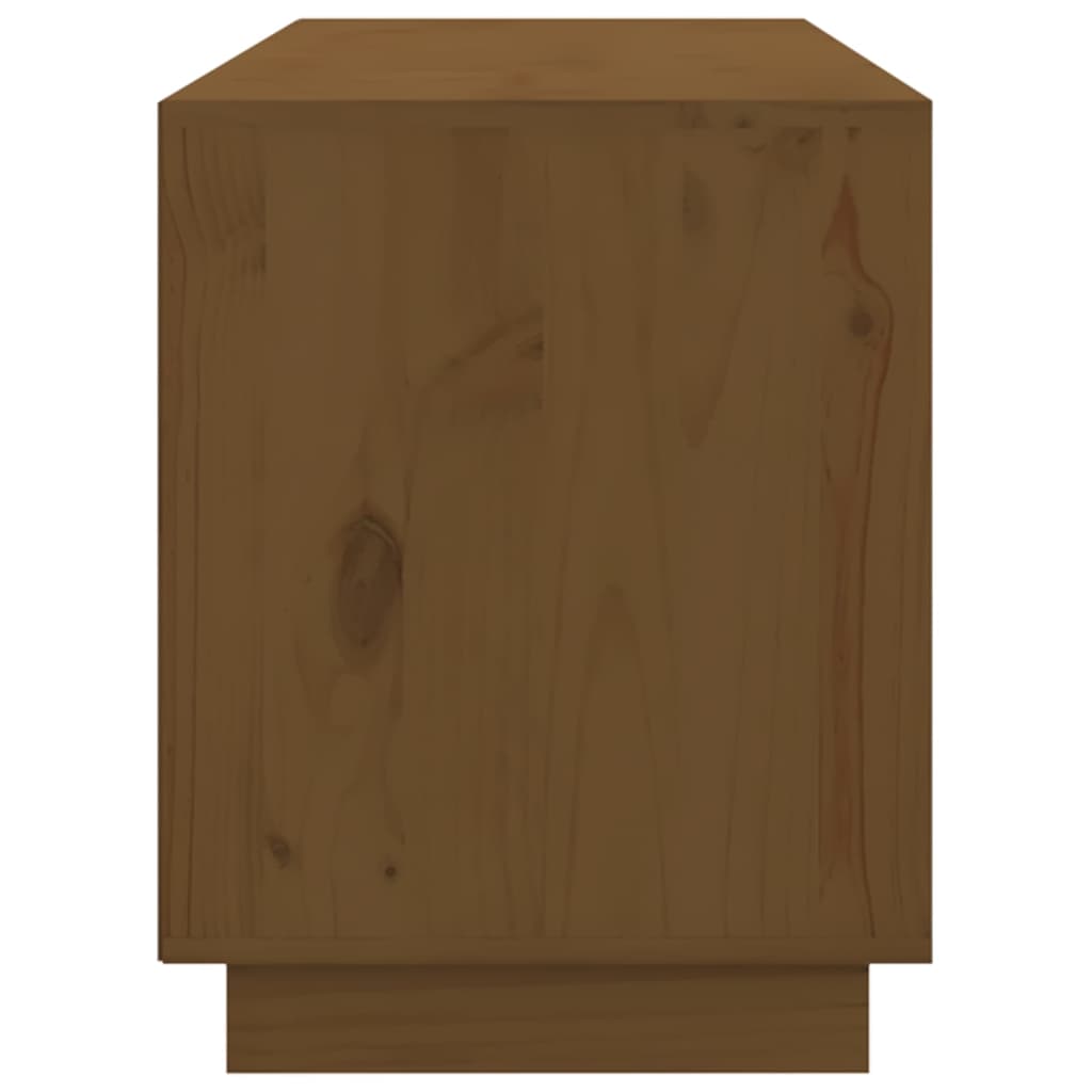 TV-Möbel Brun Honungsbrun TV-Bänk 176x37x47,5 cm massiv furu