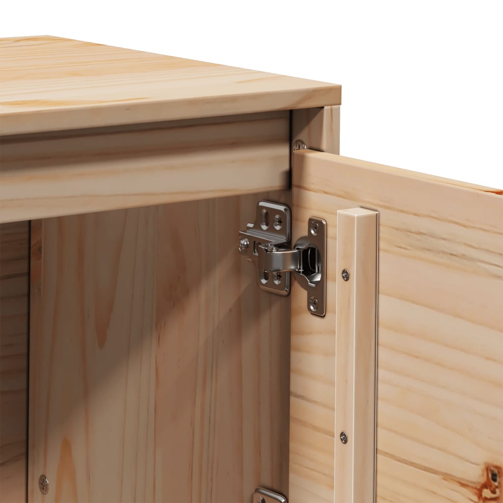 TV-Möbel Trä TV-Bänk 156x37x45 cm massiv furu