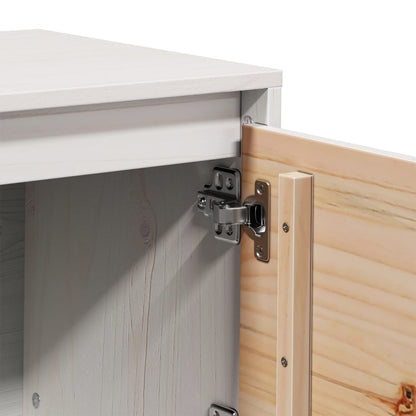 TV-Möbel Vit TV-Bänk 156x37x45 cm massiv furu