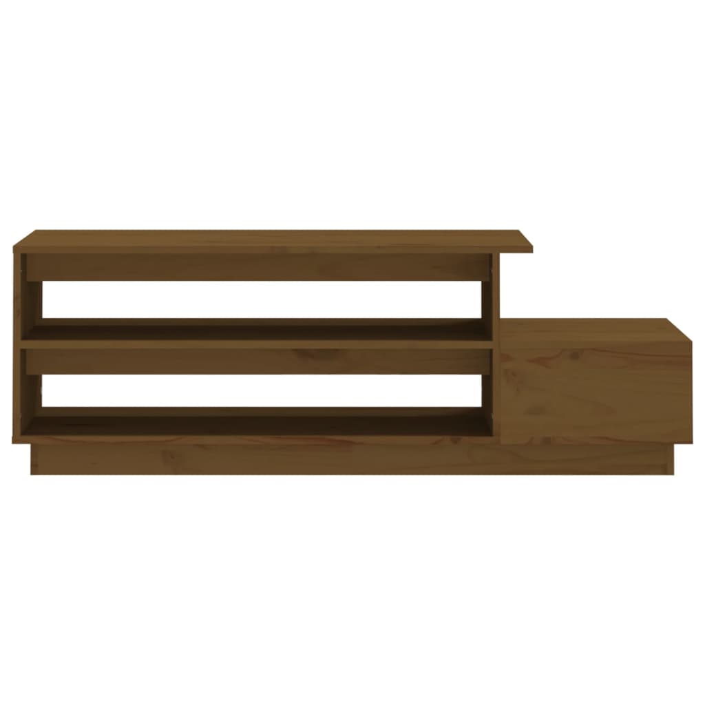 Soffbord Brun Honungsbrun 120x50x40,5 cm massiv furu
