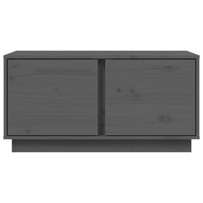 Soffbord Grå 80x50x40 cm massivt furu