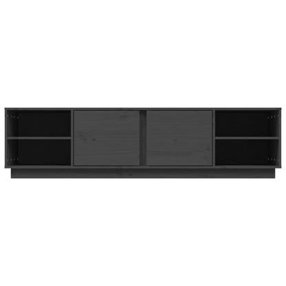 TV-Möbel Grå TV-Bänk 156x40x40 cm massiv furu