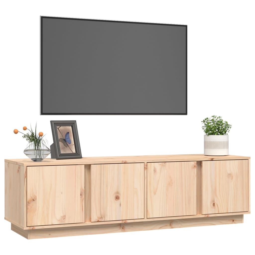 TV-Möbel Trä TV-Bänk 140x40x40 cm massiv furu