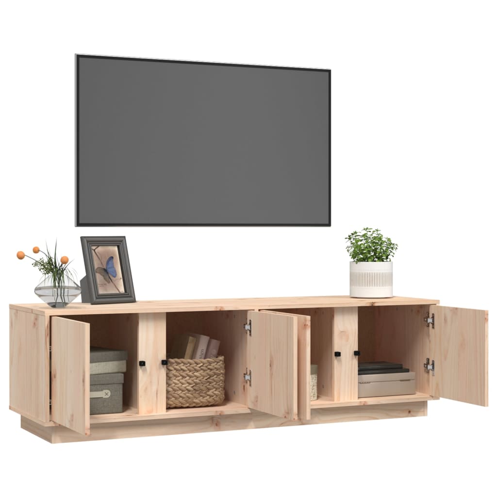 TV-Möbel Trä TV-Bänk 140x40x40 cm massiv furu