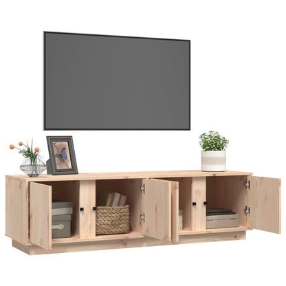 TV-Möbel Trä TV-Bänk 140x40x40 cm massiv furu