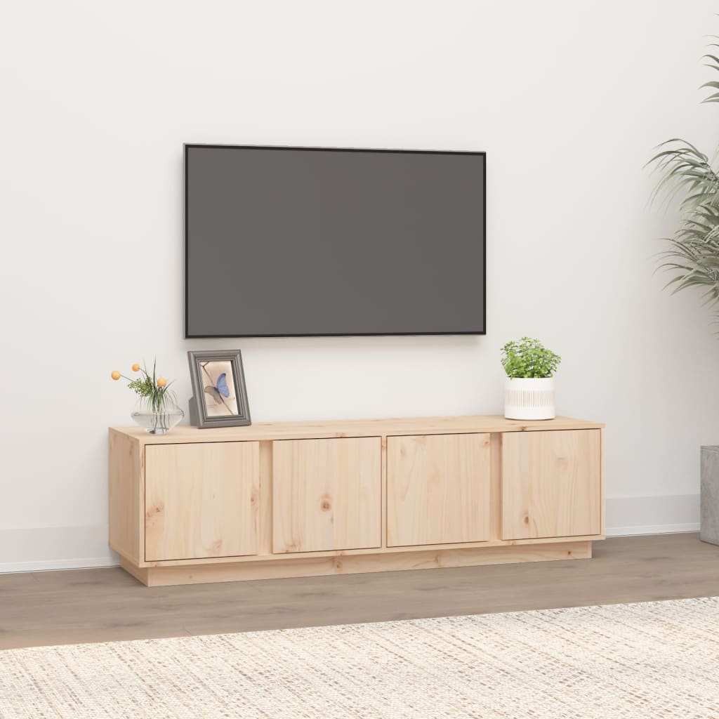 TV-Möbel Trä TV-Bänk 140x40x40 cm massiv furu