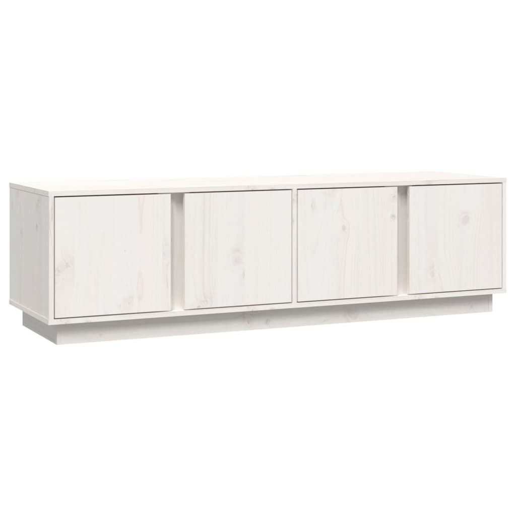 TV-Möbel Vit TV-Bänk 140x40x40 cm massiv furu