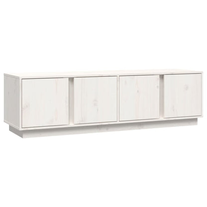 TV-Möbel Vit TV-Bänk 140x40x40 cm massiv furu