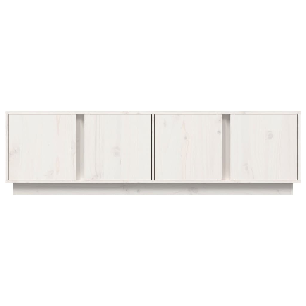 TV-Möbel Vit TV-Bänk 140x40x40 cm massiv furu