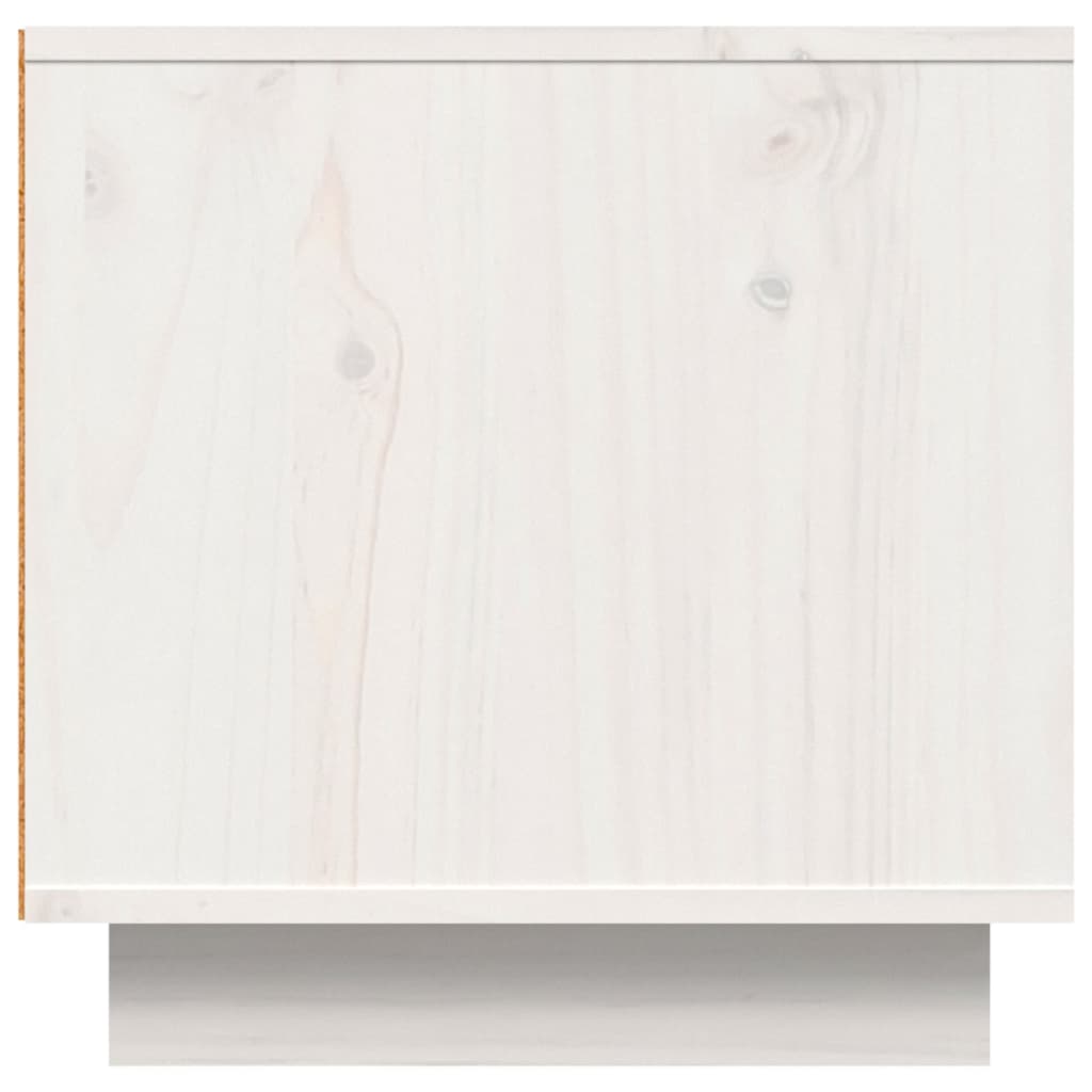 TV-Möbel Vit TV-Bänk 140x40x40 cm massiv furu