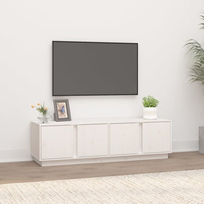 TV-Möbel Vit TV-Bänk 140x40x40 cm massiv furu