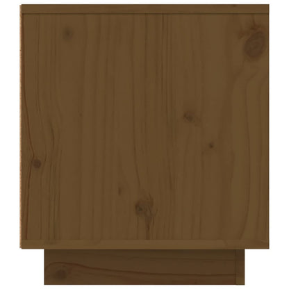 TV-Möbel Brun Honungsbrun TV-Bänk 110x35x40,5 cm massiv furu