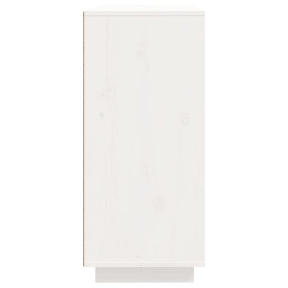 Skänk Vit 60x35x80 cm massiv furu