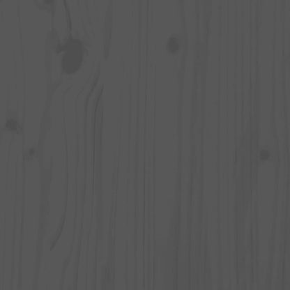 Skåp Grå 60x40x116,5 cm massiv furu