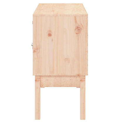 Skänk Trä 110x40x78 cm massiv furu