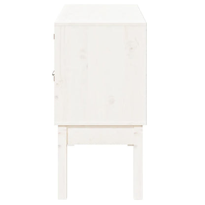 Skänk Vit 110x40x78 cm massiv furu