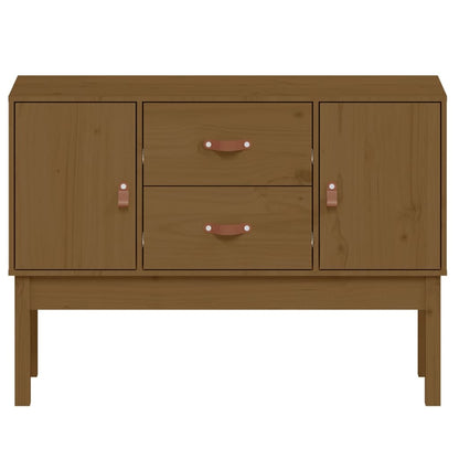 Skänk Brun Honungbrun 110x40x78 cm massiv furu
