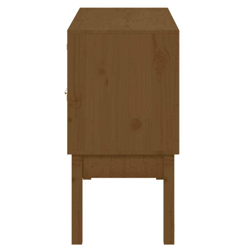 Skänk Brun Honungbrun 110x40x78 cm massiv furu