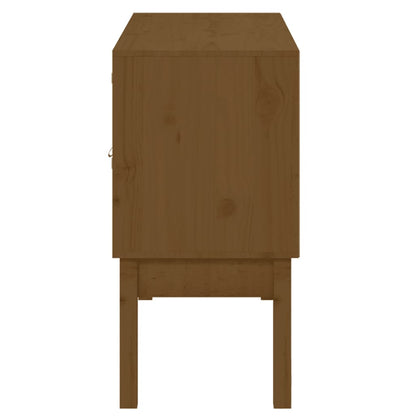 Skänk Brun Honungbrun 110x40x78 cm massiv furu