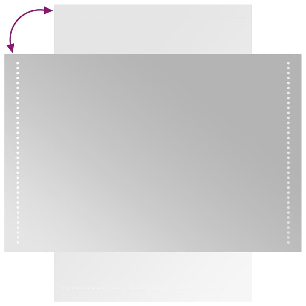 Badrumsspegel LED 60x90 cm