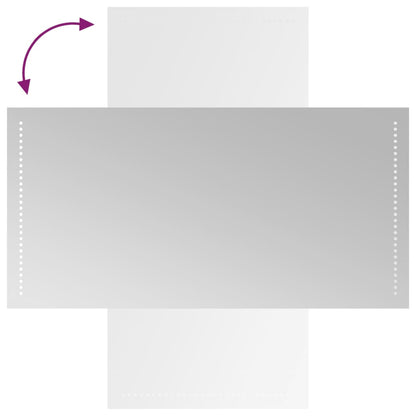 Badrumsspegel LED 50x100 cm