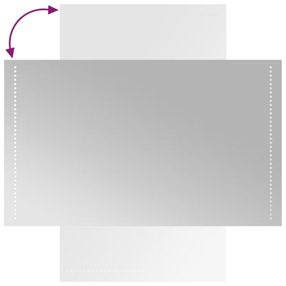 Badrumsspegel LED 60x100 cm