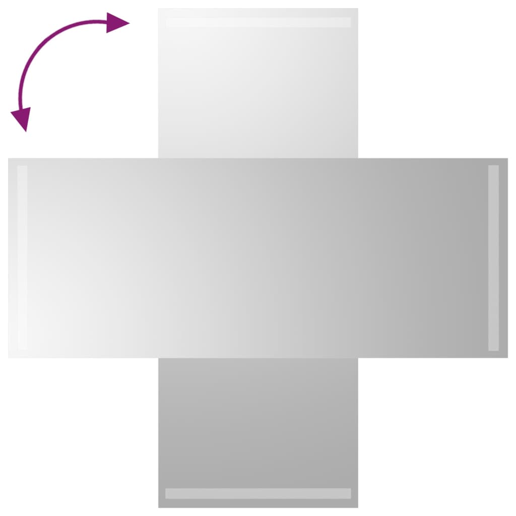 Badrumsspegel LED 40x100 cm