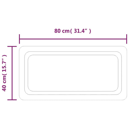 Badrumsspegel LED 40x80 cm