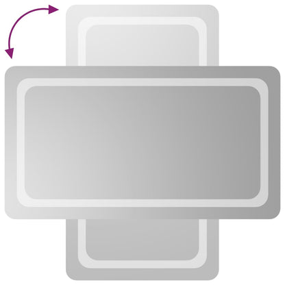 Badrumsspegel LED 50x90 cm