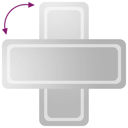 Badrumsspegel LED 40x100 cm