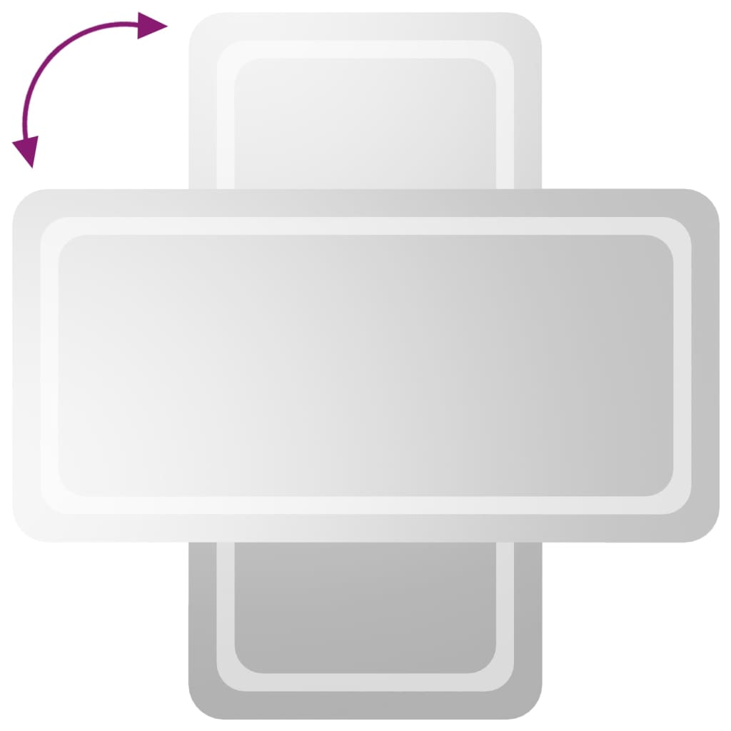 Badrumsspegel LED 50x100 cm