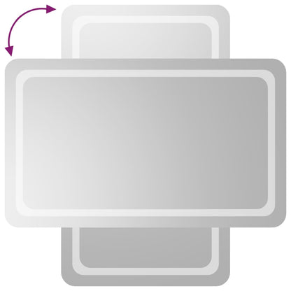 Badrumsspegel LED 60x100 cm