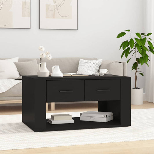 Soffbord Svart 80x50x40 cm