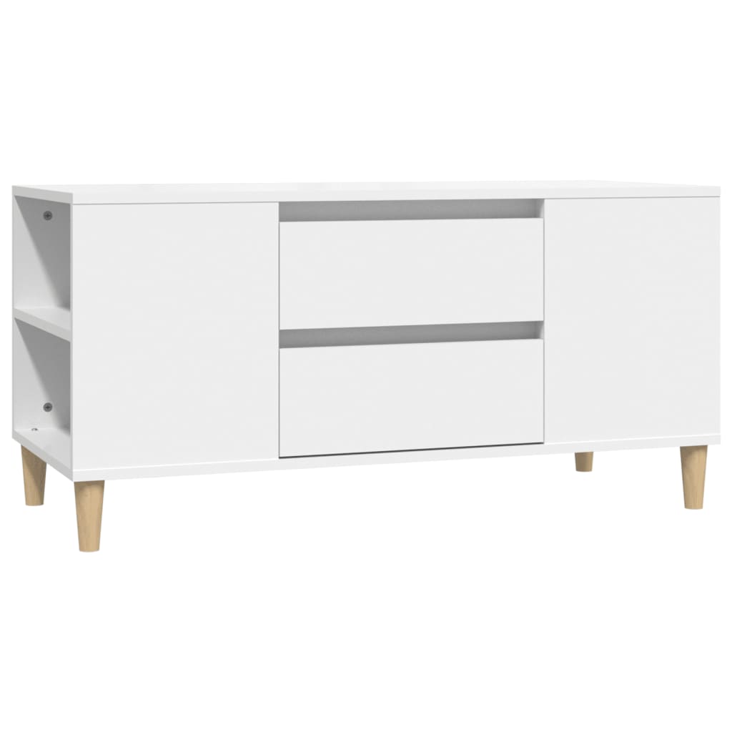 TV-Möbel Vit TV-Bänk 102x44,5x50 cm