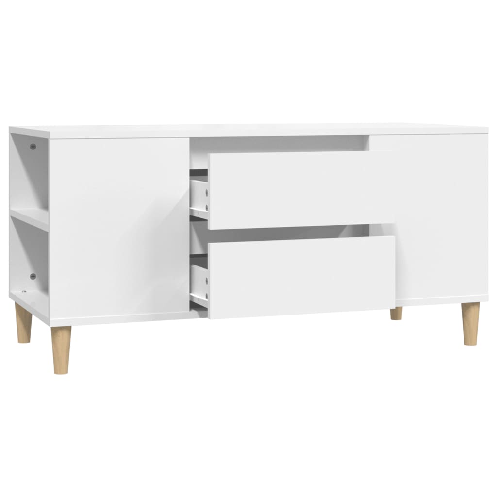 TV-Möbel Vit TV-Bänk 102x44,5x50 cm