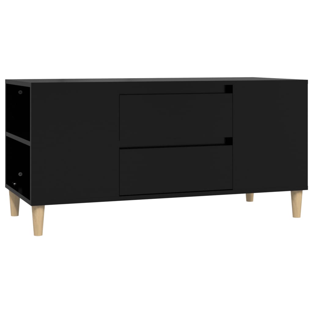 TV-Möbel Svart TV-Bänk 102x44,5x50 cm