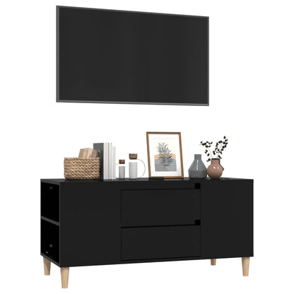 TV-Möbel Svart TV-Bänk 102x44,5x50 cm