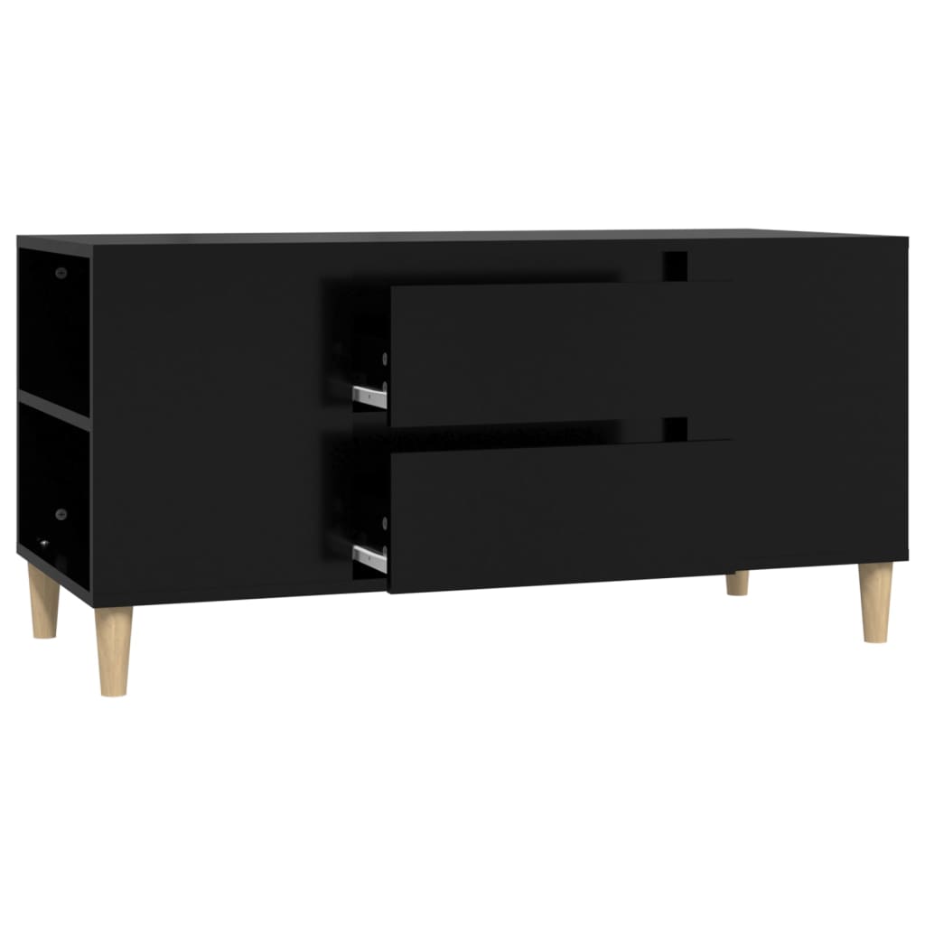 TV-Möbel Svart TV-Bänk 102x44,5x50 cm