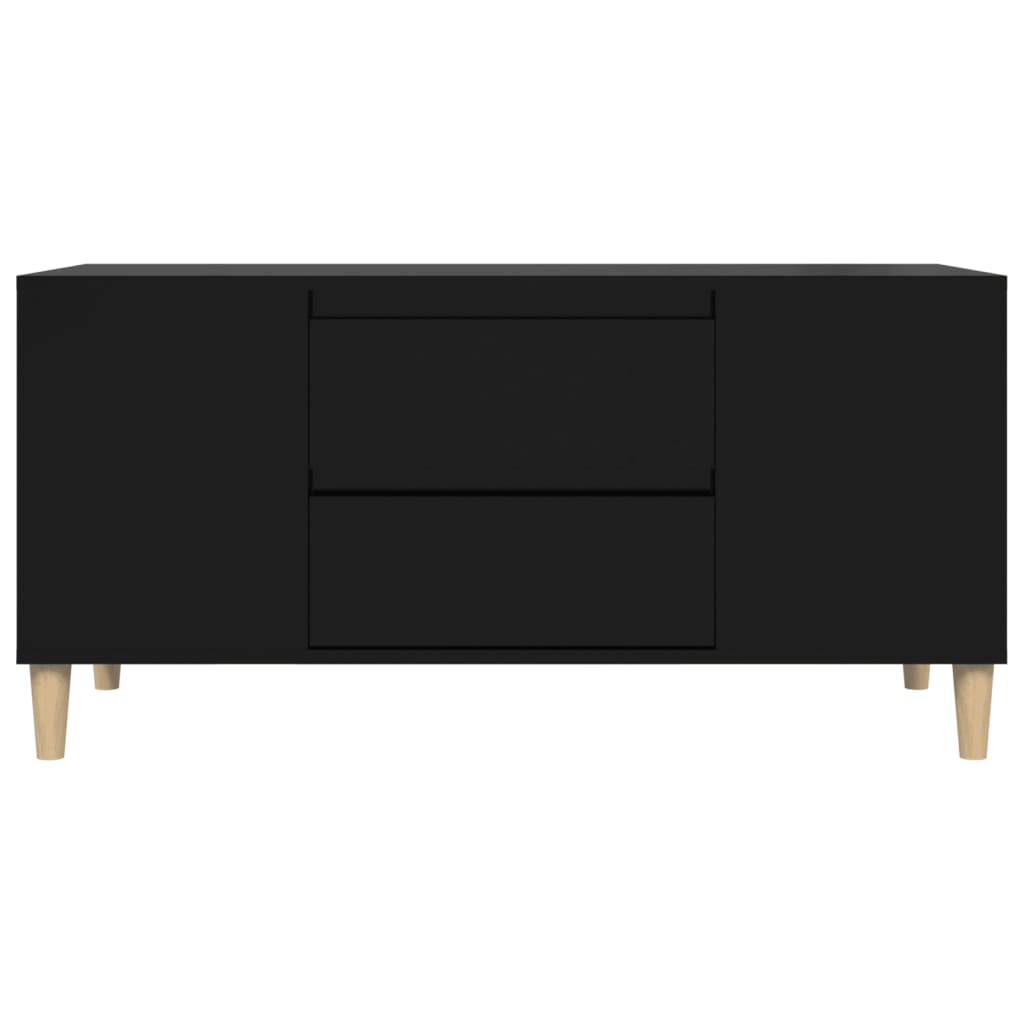TV-Möbel Svart TV-Bänk 102x44,5x50 cm