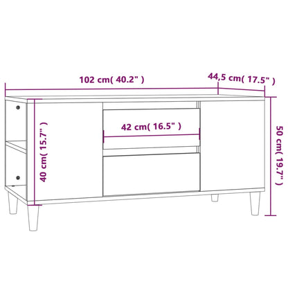 TV-Möbel Brun Ek TV-Bänk 102x44,5x50 cm