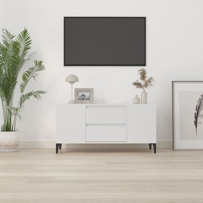 TV-Möbel Vit TV-Bänk 102x44,5x50 cm