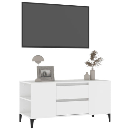 TV-Möbel Vit TV-Bänk 102x44,5x50 cm