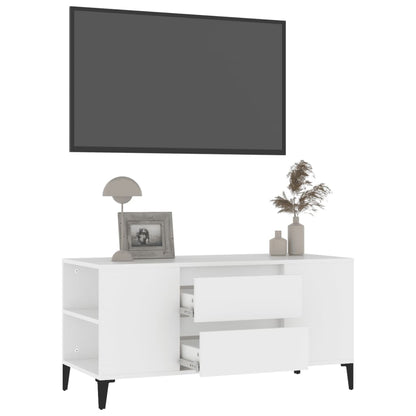TV-Möbel Vit TV-Bänk 102x44,5x50 cm