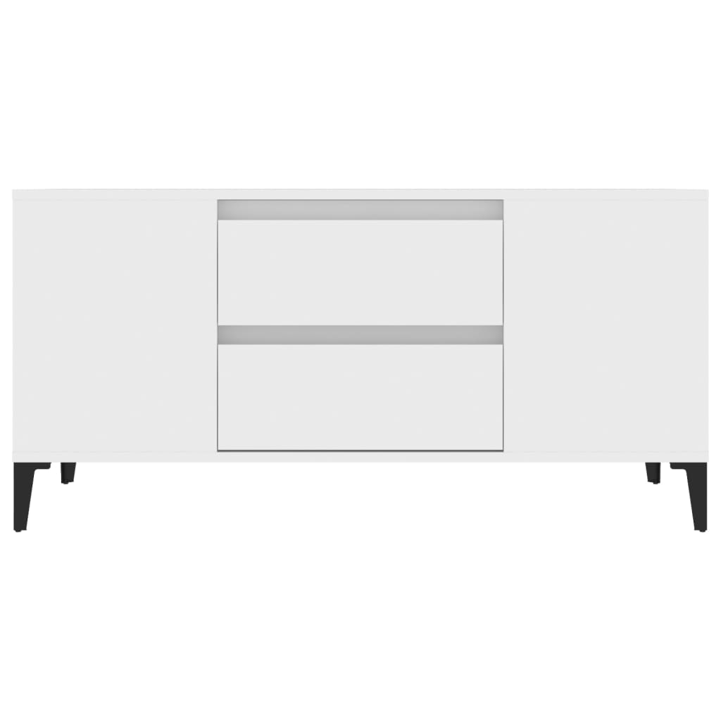 TV-Möbel Vit TV-Bänk 102x44,5x50 cm