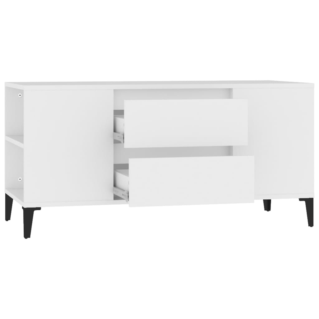 TV-Möbel Vit TV-Bänk 102x44,5x50 cm