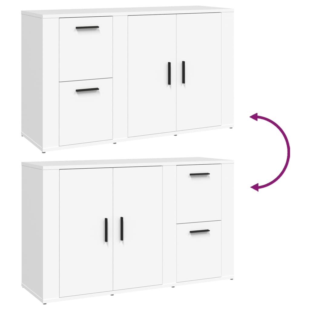 Skänk Vit 100x33x59,5 cm